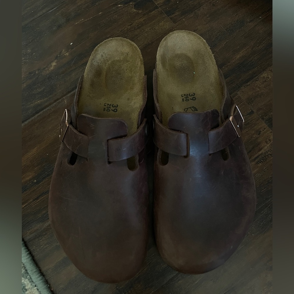 Birkenstock Boston - Oiled Leather Women's 8- Color:Habana Oiled Leather